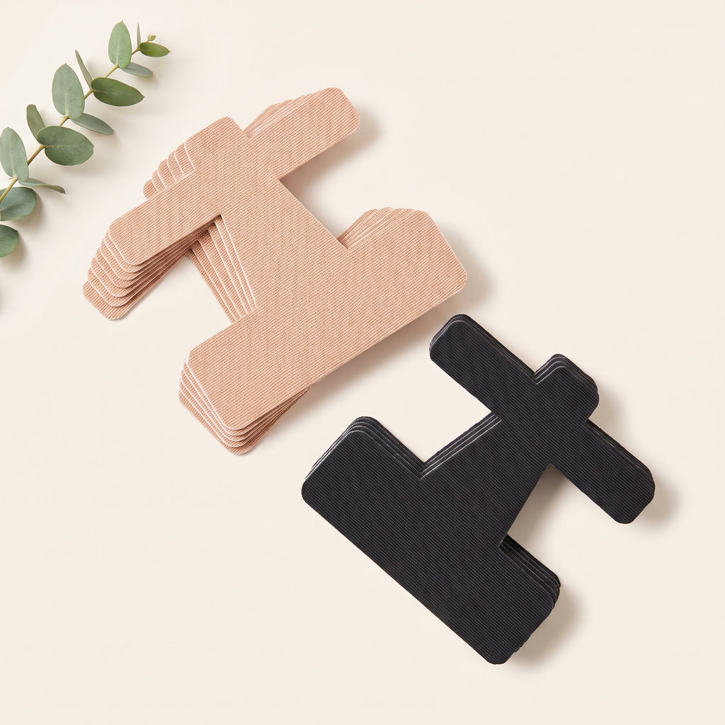 Bandes en beige et en noir