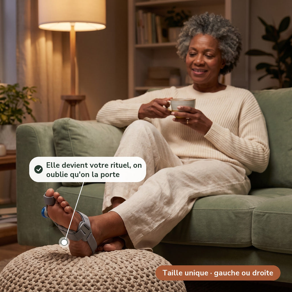 L'attelle devient votre rituel du soir