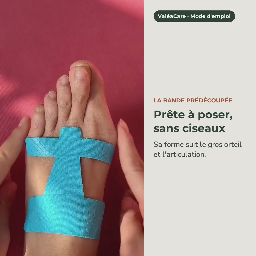 Comment poser la bande ValéaCare en 3 gestes